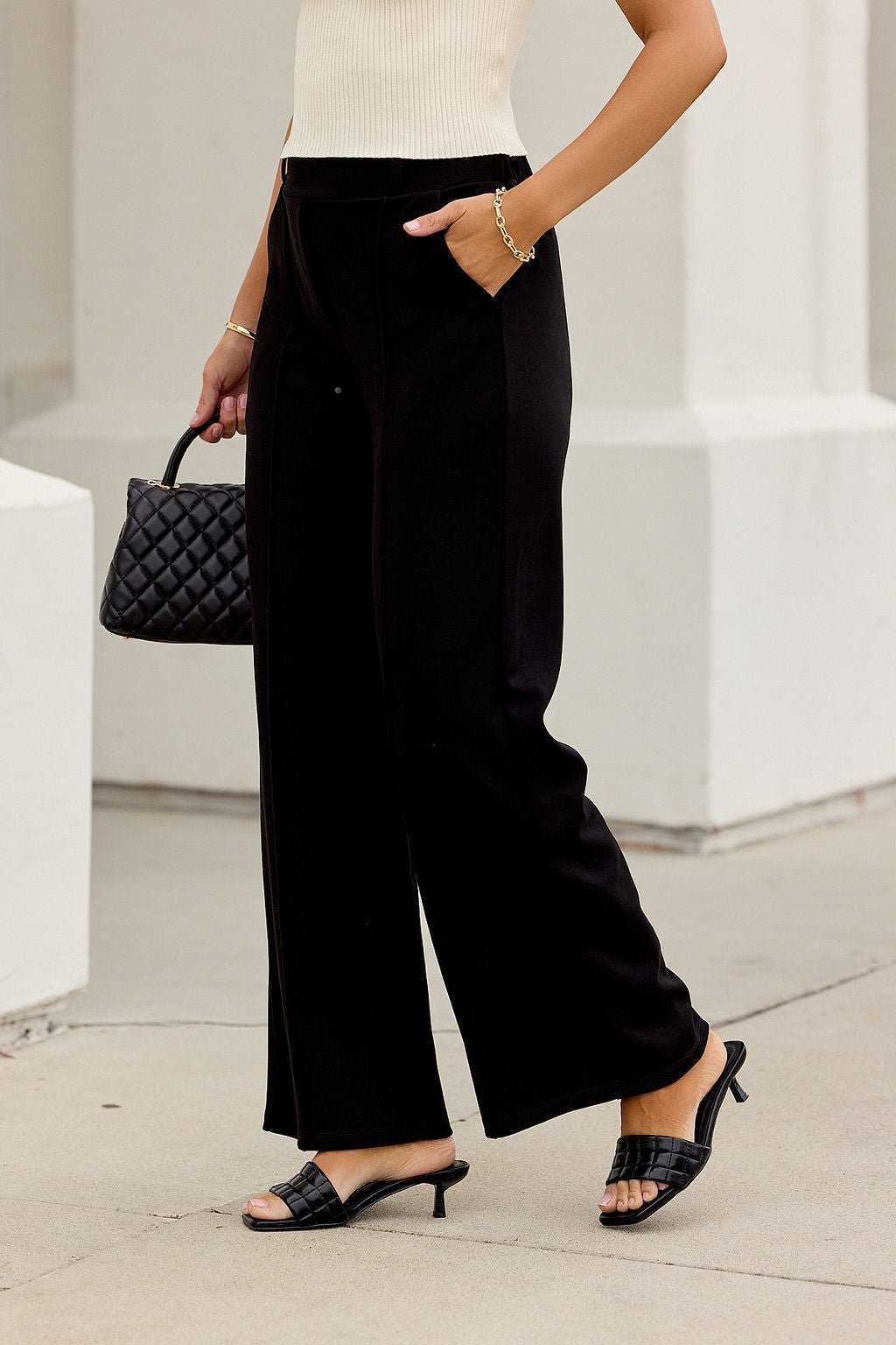 Buttery Soft Dress Pants - Black - Image 4